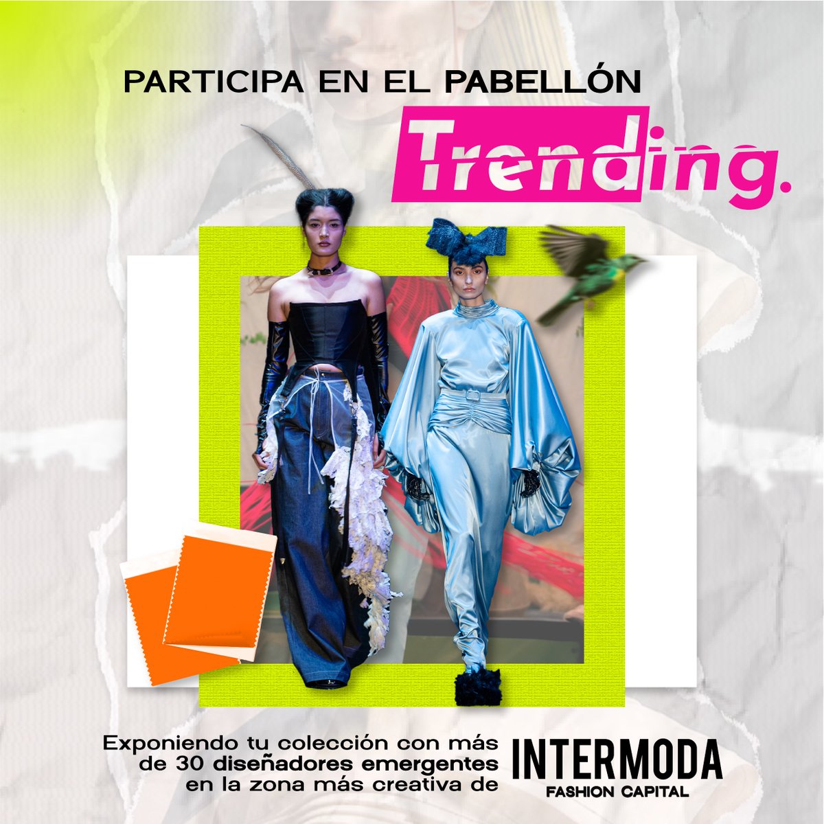 Intermoda's tweet image. ¡Creamos sinergia con Fashion Group para impulsar a su comunidad de diseñadores afiliados! ✨ Si tienes una propuesta creativa, TRENDING en #Intermoda es tu oportunidad para hacer negocios en la feria de moda más grande de LATAM. ¡Regístrate ahora! 🚀forms.gle/BAQu2JEGJFon1w…