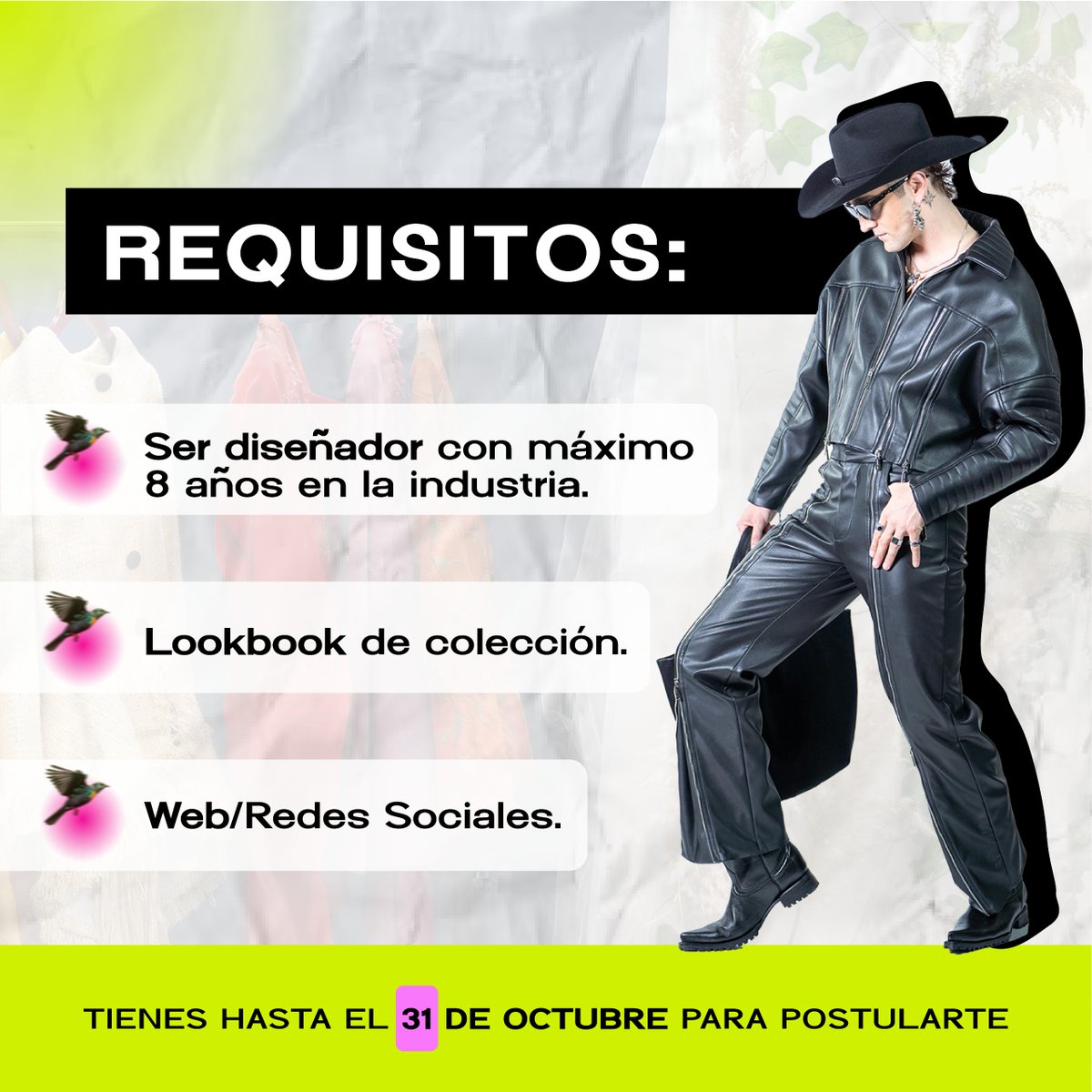 Intermoda's tweet image. ¡Creamos sinergia con Fashion Group para impulsar a su comunidad de diseñadores afiliados! ✨ Si tienes una propuesta creativa, TRENDING en #Intermoda es tu oportunidad para hacer negocios en la feria de moda más grande de LATAM. ¡Regístrate ahora! 🚀forms.gle/BAQu2JEGJFon1w…