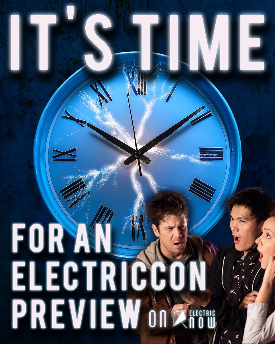 It’s finally time! Catch the special preview of #ElectricCon today at 8 PM PST on #ElectricNOW and get pumped for an epic weekend ahead! electricnow.tv