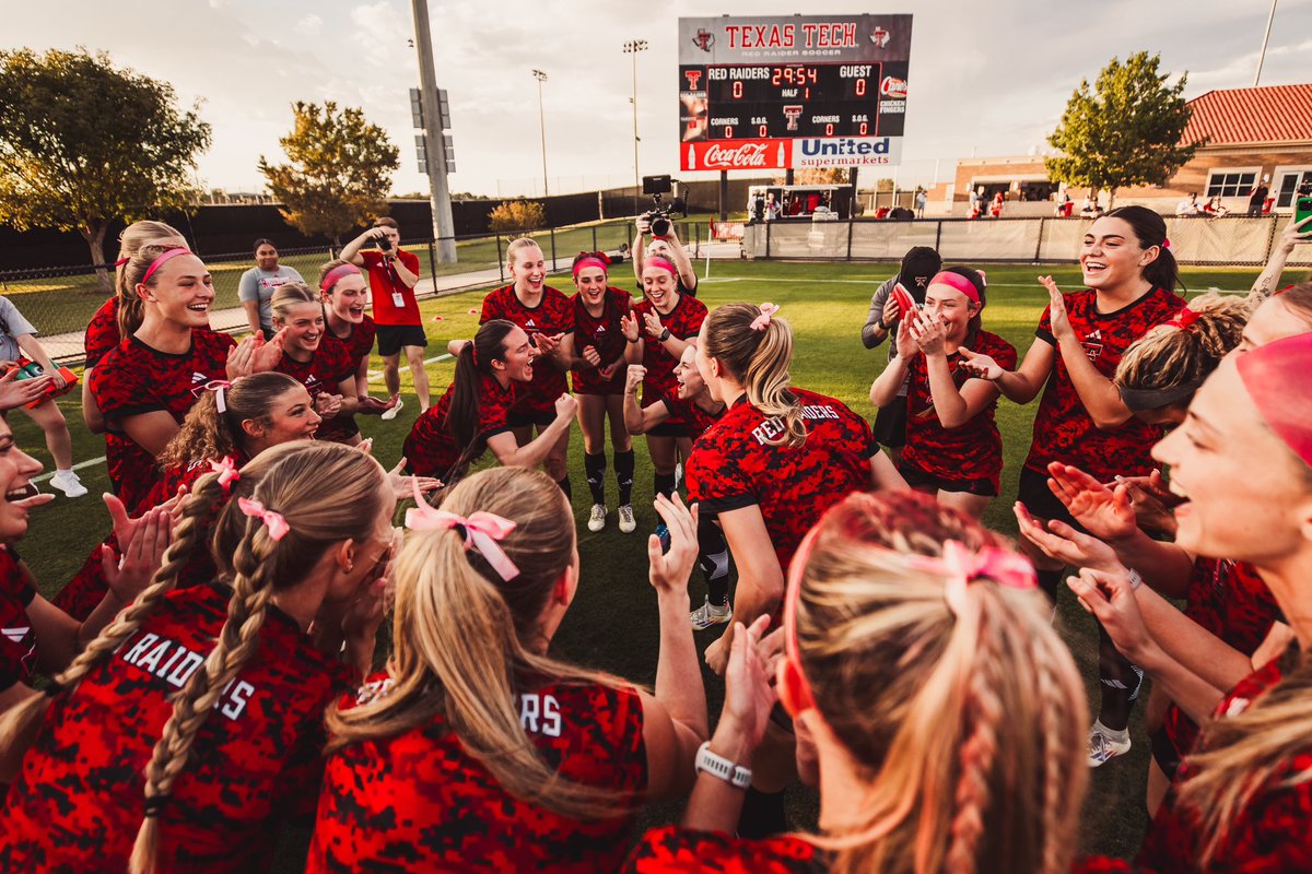 TexasTechSoccer's tweet photo. Do y’all mind if we get fired up real quick?

#WreckEm https://t.co/PKc5dK1hDH
