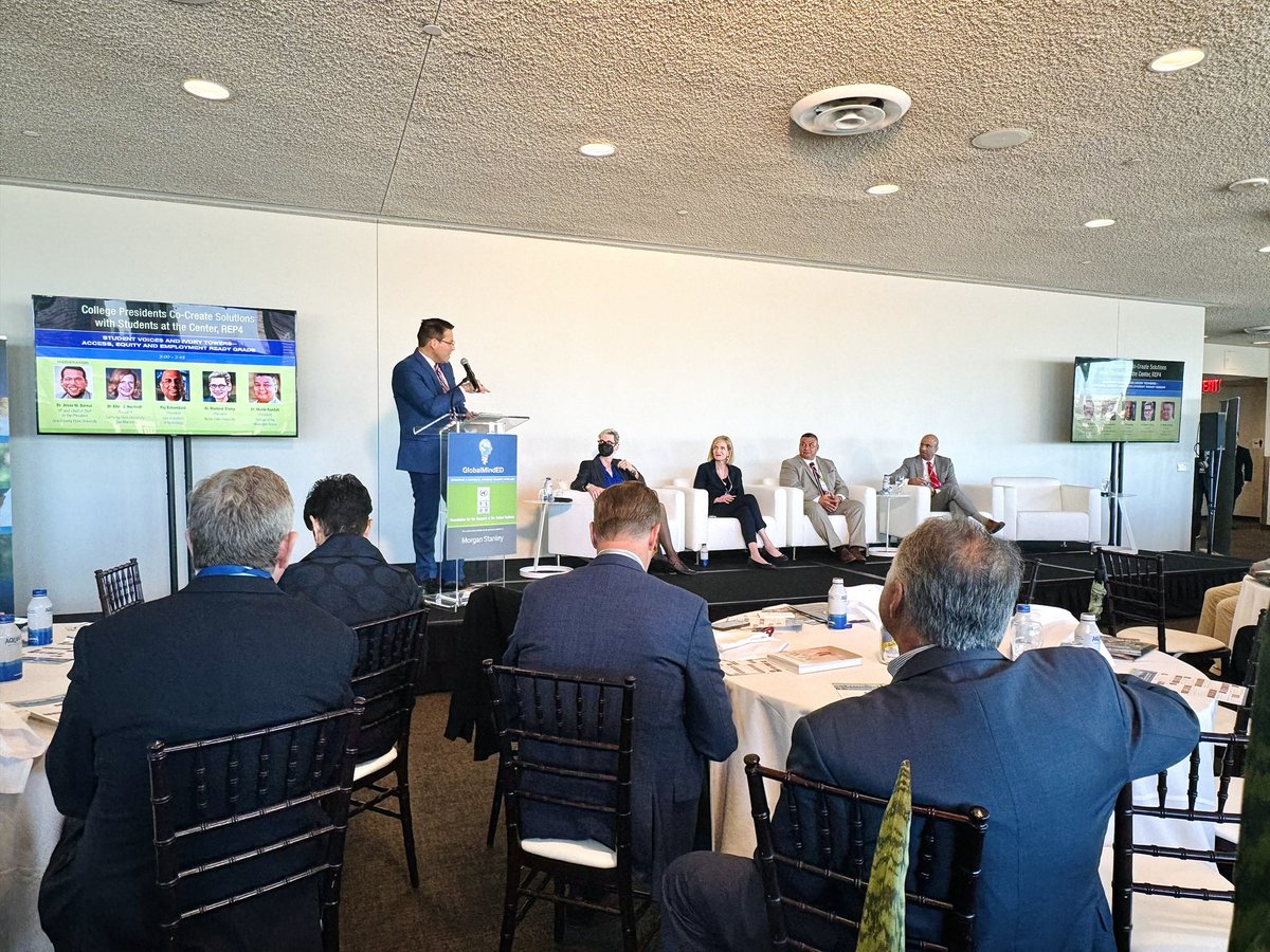 Ellen Neufeldt (@ellenneufeldt) on Twitter photo It was an honor to participate in the United Nations GlobalMindED event as a panelist for the <a href="/rep_4/">rep4</a> College Presidents session, “Co-Create Solutions with Students at the Center: REP4 - Student Voices and Ivory Towers: Access, Equity, and Employment-Ready Graduates.” It was an honor to participate in the United Nations GlobalMindED event as a panelist for the <a href="/rep_4/">rep4</a> College Presidents session, “Co-Create Solutions with Students at the Center: REP4 - Student Voices and Ivory Towers: Access, Equity, and Employment-Ready Graduates.”