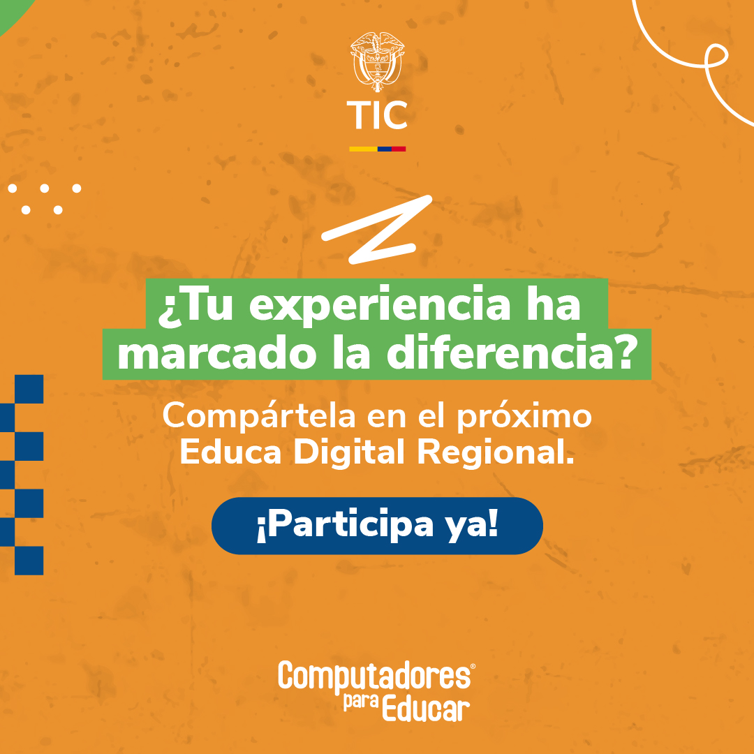 CompuParaEducar's tweet image. Profe ¿Tu experiencia ha marcado la diferencia? Compártela con nosotros en el #EducaDigitalRegional y #MakerLab.

Inscríbete en: educadigital2024.cpe.gov.co