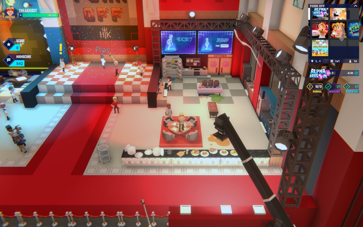 0xtheaghost's tweet photo. Never thought I'd be standing next to @GordonRamsay in the metaverse.🍴🔥 The @HellsKitchenFOX Fork Off experience in @TheSandboxGame is one of my favorites of Alpha Season 4 so far, come play with me! 👀 https://t.co/65z56VPTNI #TheSandbox #AlphaSeason4 #AS4SocialChallenge https://t.co/8XTpcsyisZ