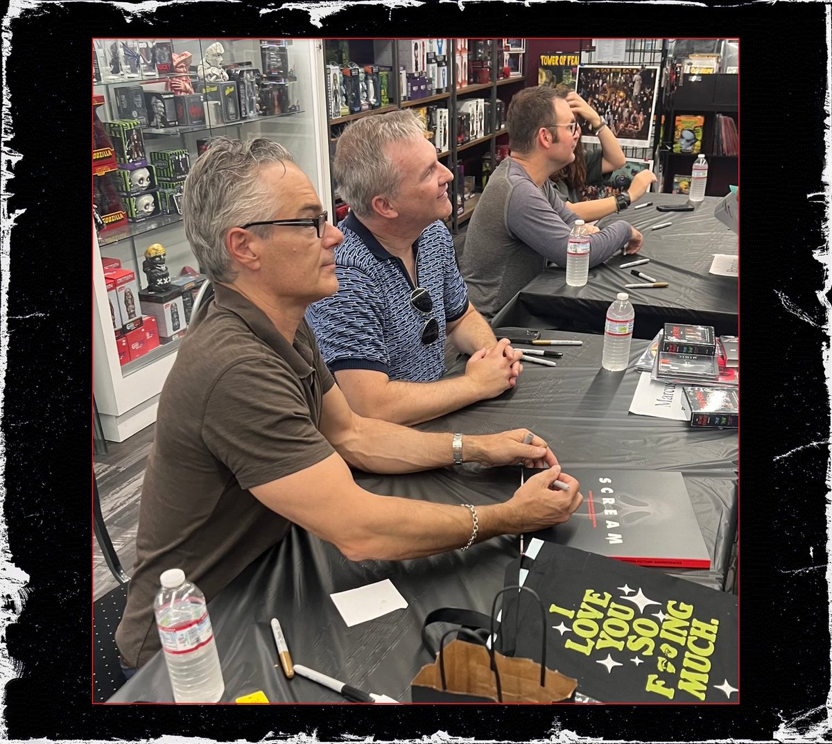 Mgmt_DD's tweet image. Our client @Trumppet recently took a break from composing to meet the many dedicated fans of @netflix&apos;s hit trilogy series, FEAR STREET at Dark Delicacies! This marvelous 5CD box set, which you should own, was just released by our friends at @IntradaCDs Records. #marcustrumpp