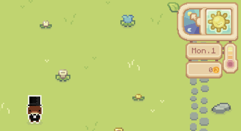 Hidden_Glade's tweet photo. I decided to change the UI of the clock. This watch is just incredibly charming and cute😍. The work of @Cup_Nooble_ is impeccable🤩.

Subscribe to my Kickstarter page🙇‍♀️https://t.co/kCayzf2IhD

 #indiegame #pixelart #HiddenGlade #gamedevelopment #IndieGameDev #game https://t.co/thrgHQvH8z