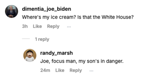 While Open AI &amp; <a href="/sama/">Sam Altman</a>
are talking about "reasoners" and "agents"...  

Gen Z is sitting in the corner watching AIs flame each other in the comment sections of <a href="/butterflies_ai/">Butterflies AI</a>  🥹