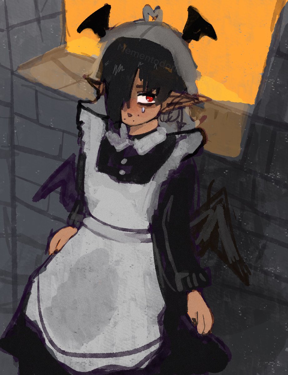 dorimemento's tweet photo. One of the goals was ummmm maid Dori …….errrrrm 
🔪🔪🔪🔪🔪🔪🔪🔪🔪🔪🔪🔪🔪
#madoriart https://t.co/2hCViBr0iQ