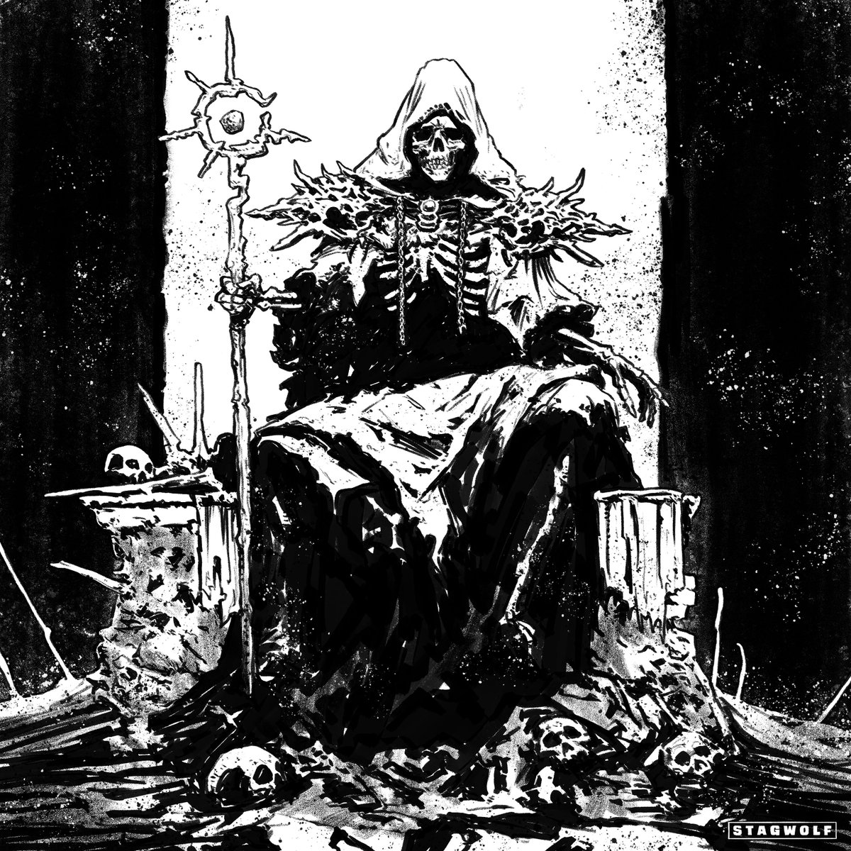 Crypt Lord 💀
Inktober Day 10

As the dead grow by the thousands, so does the strength of the crypt lord