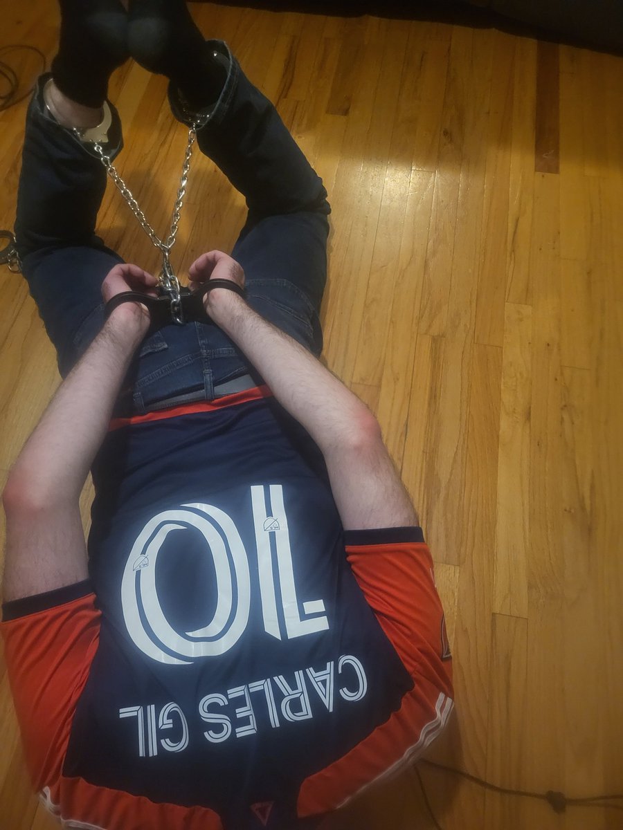 InmateCT's tweet image. Got kidnapped by a certain criminal and was left hogtied on the floor. @cuffsman19 you now have a warrant for your arrest and you are so fucked!