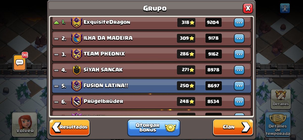 Clan Fusión Latina!! COC tweet media