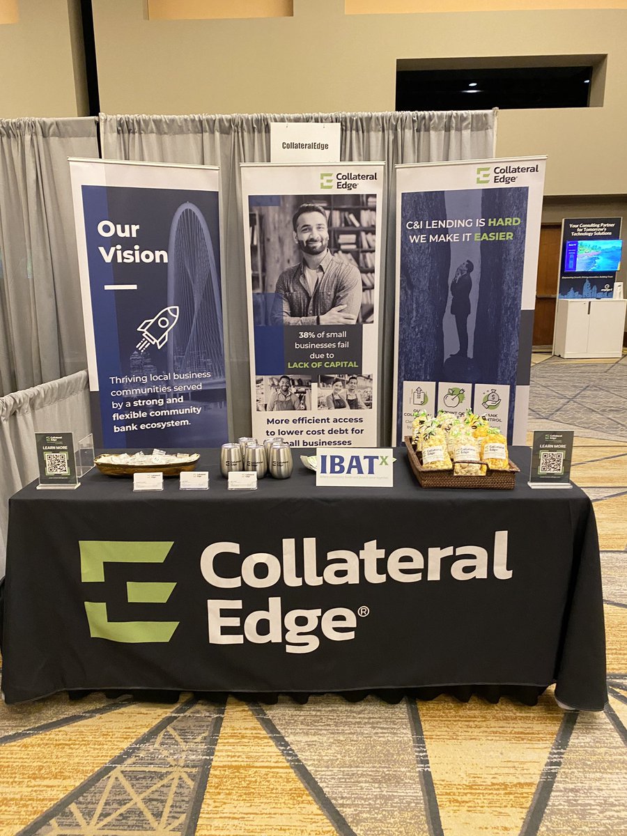 The <a href="/CollateralEdge/">CollateralEdge</a> team out in full support at the IBAT Annual Convention! Great time hanging with bankers and the IBAT staff!
