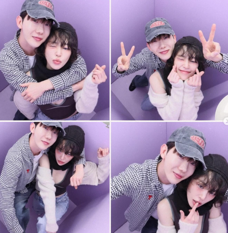 imbcenews's tweet image. 조권♥가인 여전한 친분 "내가 꽃 샀으니 네가 밥 사.. 추억의 아담" [소셜in]
#조권 #JoKwon #가인 #GAIN #우결 #우리결혼했어요 
#아담커플 #iMBC연예 

조권은 10월 10일 자신의 SNS(소셜 네트워크 서비스)에 "내가 꽃 샀으니까 네가 밥 사. 2024. 추억의 아담"이라는 글과 함께 가인과 만난 모습을