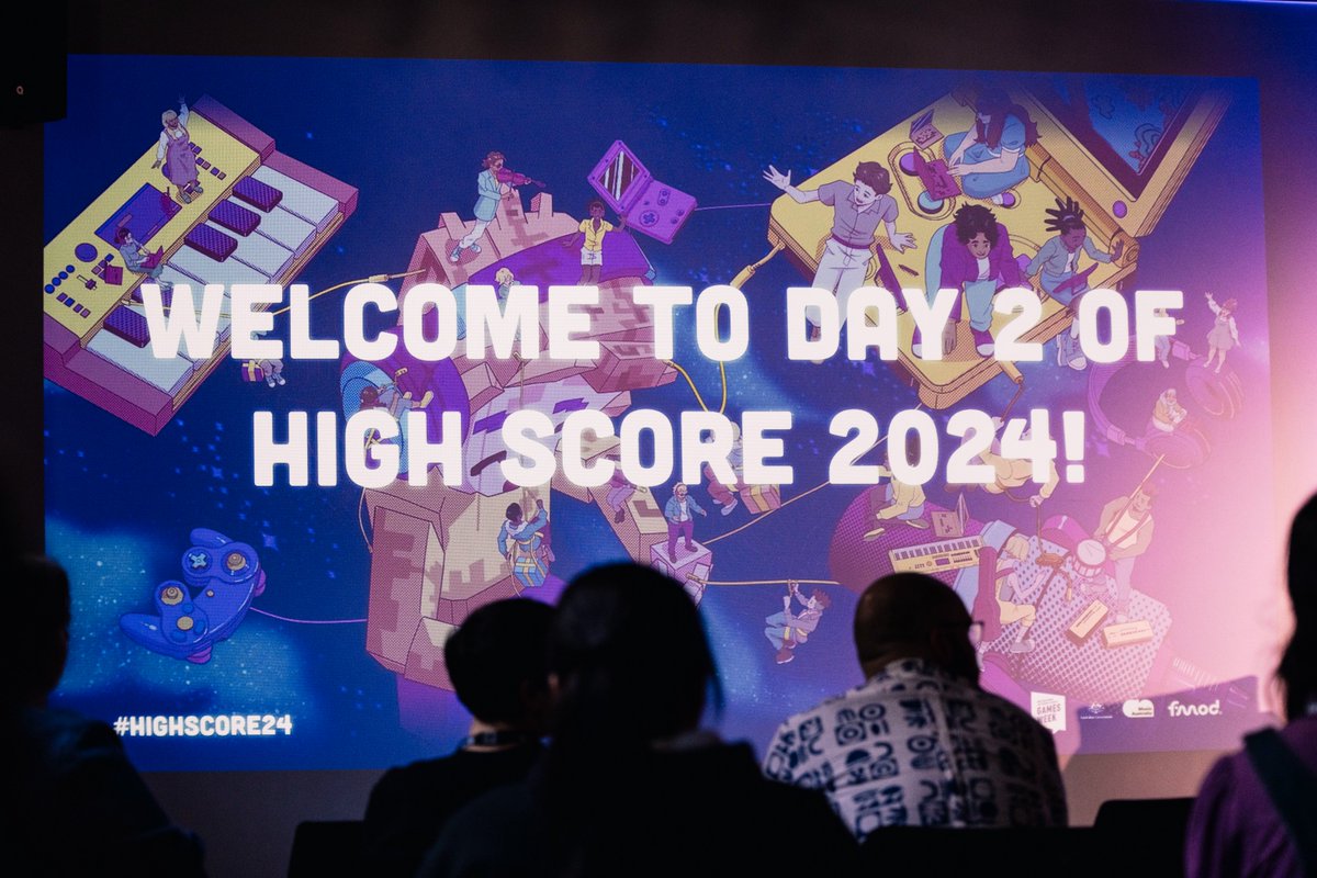 APRAAMCOS's tweet photo. A massive thank you to everyone who joined us at High Score over the two days, both in person and via livestream, and to all the curators and speakers! We can’t wait to see what innovations and connections come from High Score 24! See you next year! 👾 https://t.co/s0cSQZheRy