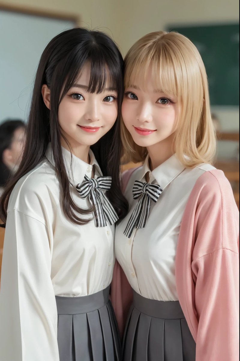 AiCharmCraft's tweet image. お昼休み👩👩🏼✨

#AI美少女グラビア  #制服少女 
#AI美少女 #AIコスプレ