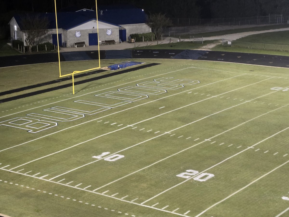 Homecoming ready at Mike Ware Field! Let's go Bulldogs! <a href="/Newberry_HS/">Newberry High School</a> <a href="/NewberryHS_FB/">Newberry High Football</a> <a href="/Coach_Jeter/">Cedrick Jeter</a>