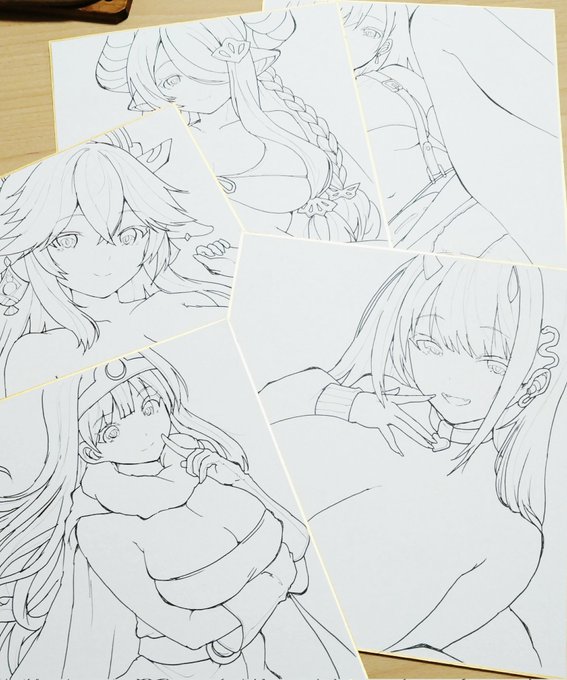 コミ1の色紙ペン入れ! 