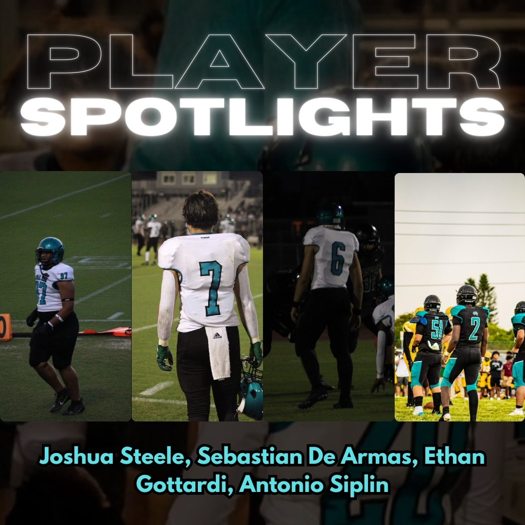 Antonio Siplin, Sebastian De Armas, Ethan Gottardi, and Joshua Steele are standout players for the Coral Reef Barracuda football team, each making a significant impact this season. From Siplin's versatility, De Armas’ explosive offense, Gottardi’s defensive dominance, to Steele’s