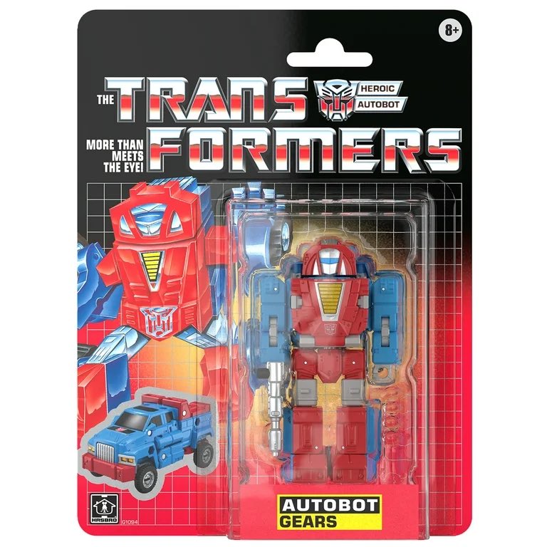preterniadotcom's tweet photo. Hasbro Transformers Retro Carded G1 Gears is up for preorder at Walmart ($24.97) - https://t.co/AeKXloqfWw #ad https://t.co/YFV5JJakLr
