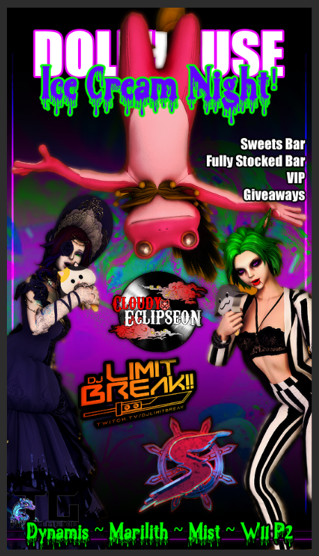 Wow its been a while... been really busy! I will be posting some photos from Dragon Con and Wasteland Weekend next week after GATEway FATE ~ Until then...

I will be live from 10pm - 11pm CDT tonight at Dollhouse!