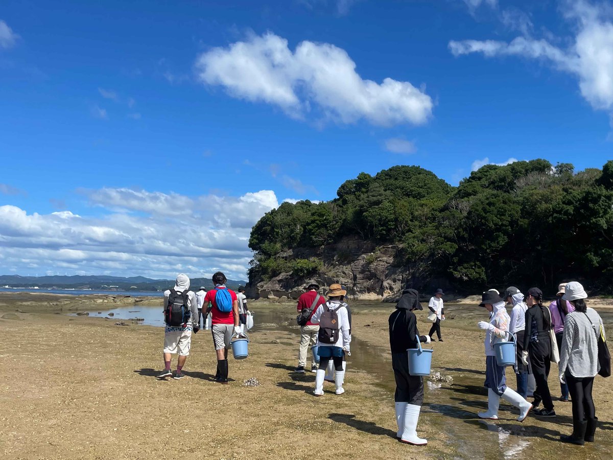 【臨海実習】今年も夏休み期間（9/16~9/20）に南紀白浜で生物学臨海実習を行いました。生物科学科の14名の学生が参加し、海洋プランクトン及びウニの受精と発生の観察、ウニの解剖実習を行いました。各自でテーマを決めて海岸動物や海浜植物についての自由研究も行いました。来年も実施予定です。