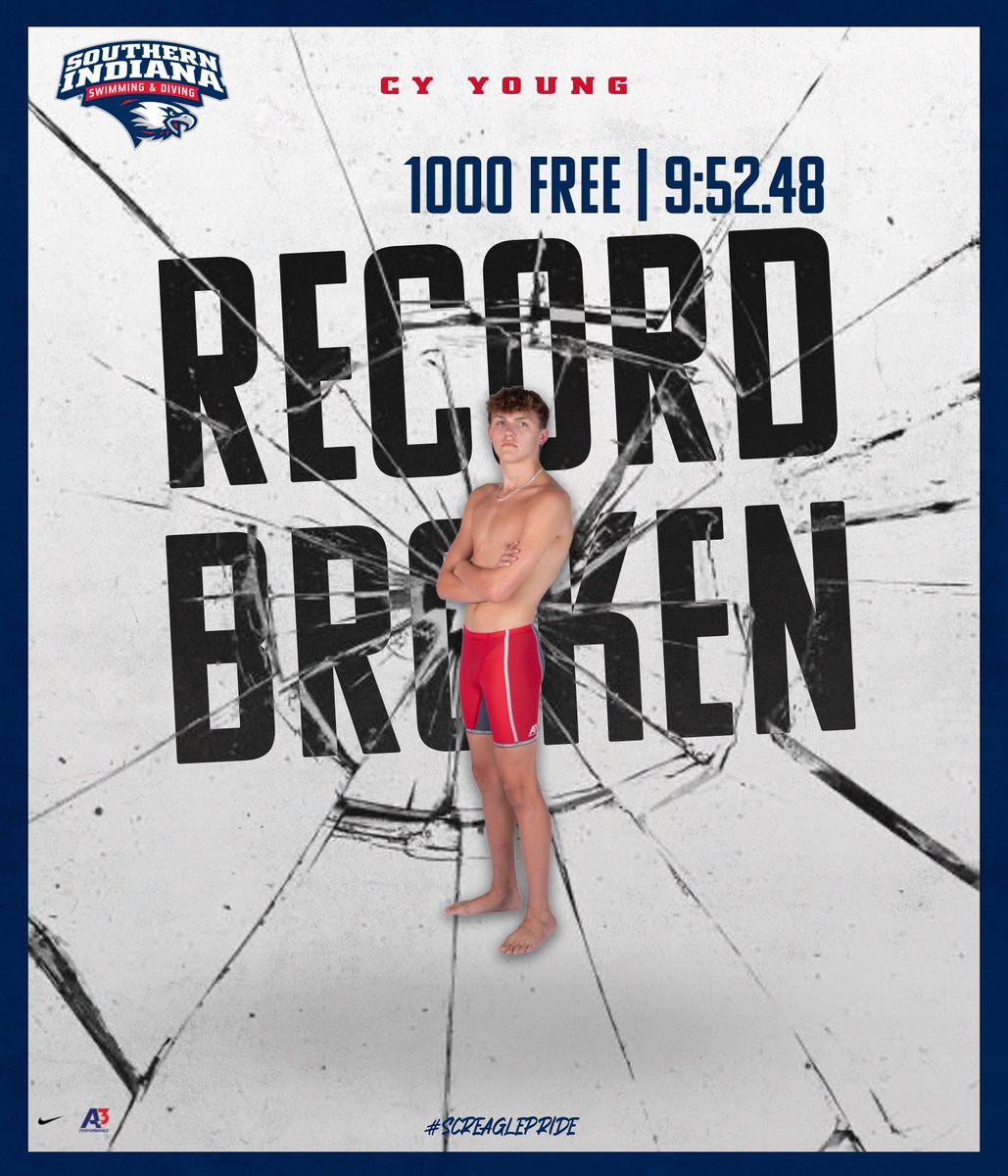 usi_swimdive's tweet photo. BIG DAY for the Screags!!
4️⃣ School Records DESTROYED while on our way to BIG wins over Valpo in our first time meet of the season! 
#screaglepride🦅 #justthebeginning 
@USIAthletics https://t.co/00qXZp6j14
