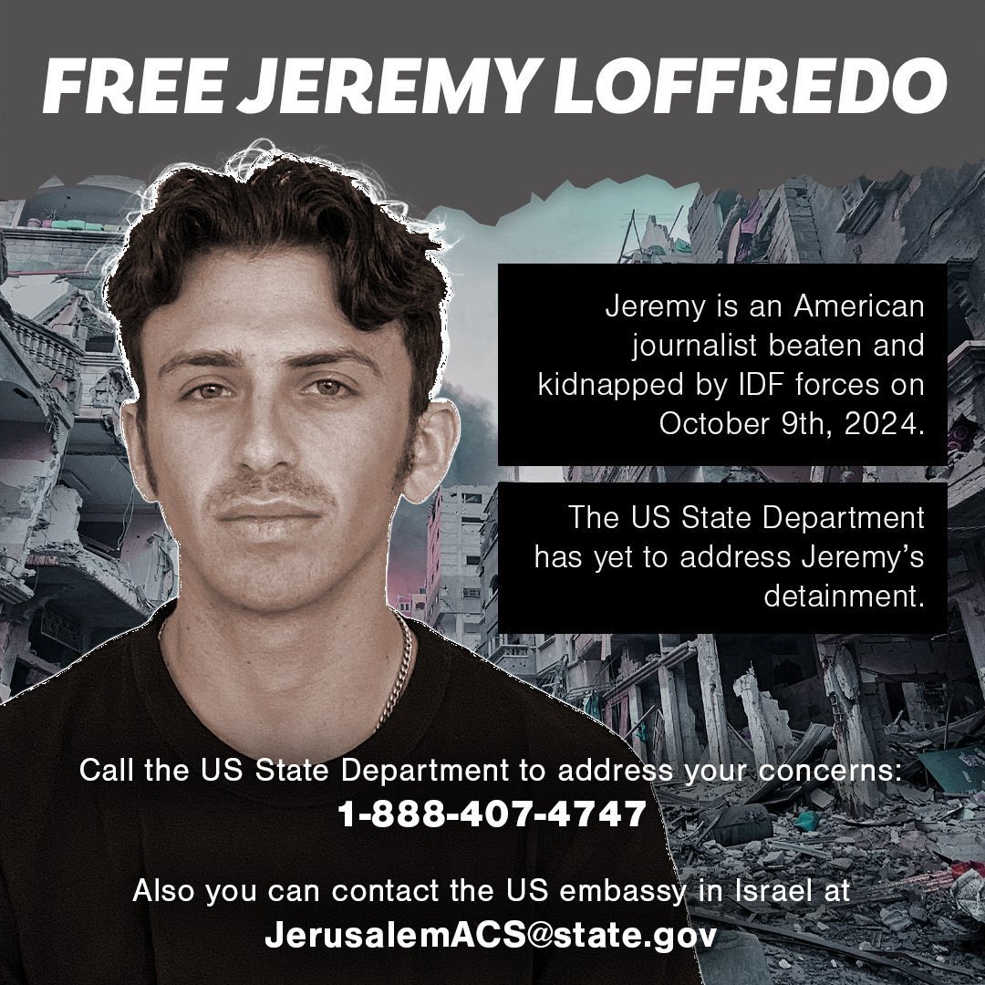 Previous version of this flyer had wrong email. This is correct: #FreeJeremy