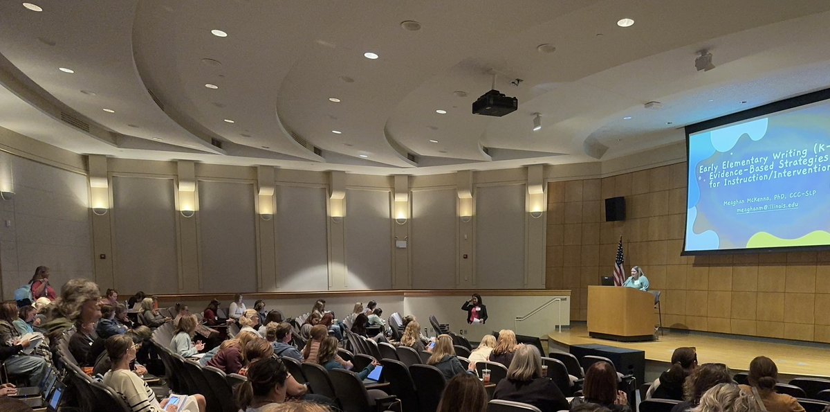 meaghanamckenna's tweet image. Enjoyed presenting @ER_Illinois Dynamics of Dyslexia Fall Conference in Naperville! Special thanks to my fabulous community partner @akbrummel for increasing my awareness of local organizations and events! So exciting to share preliminary findings from collaborations in Illinois!