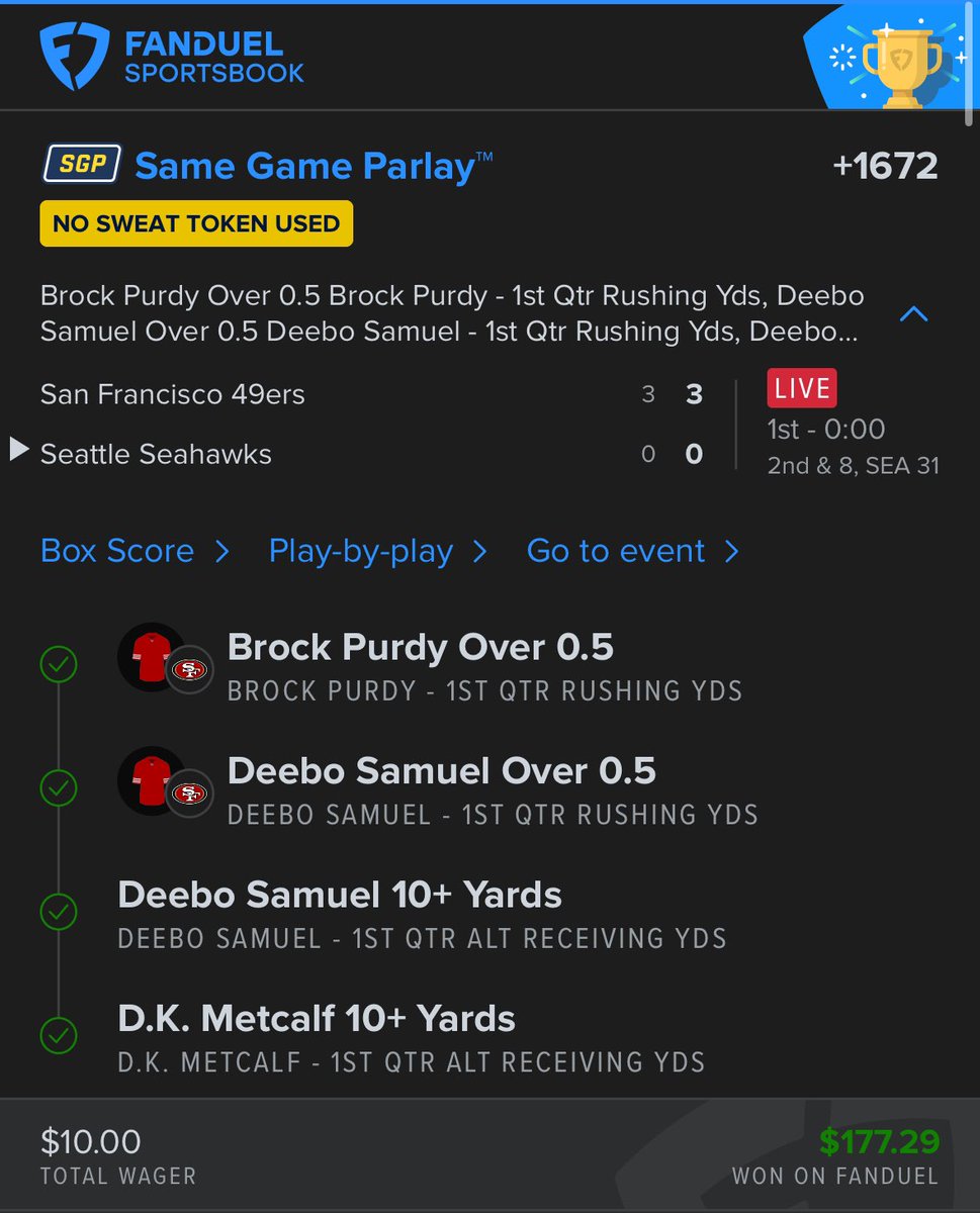 💰 CASH THE Q1 NO SWEAT 💰

While the other “free” play barely missed, at least we were able to cash the stepped up version! Another week, ANOTHER first quarter cash. And once again, it’s posted all for free! Tap in! 😤🧪
