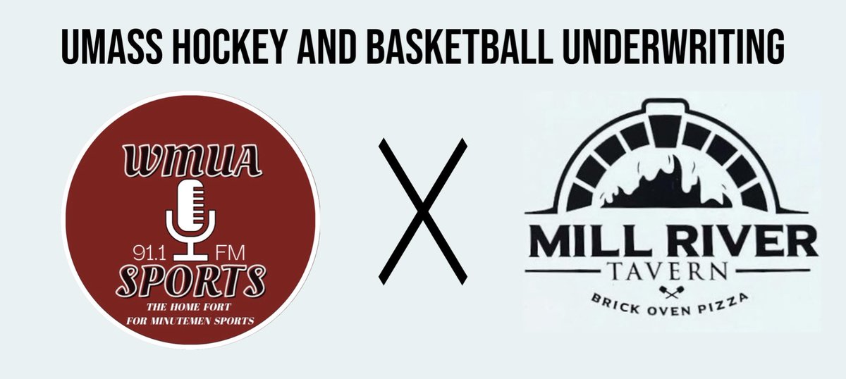 WMUA is proud to announce our partnership with the Mill River Tavern in Hatfield!

You will hear the name plenty during all hockey and men’s basketball broadcasts.  

Included in the partnership is live shows for both sports! Be on the lookout for dates to join us there soon!