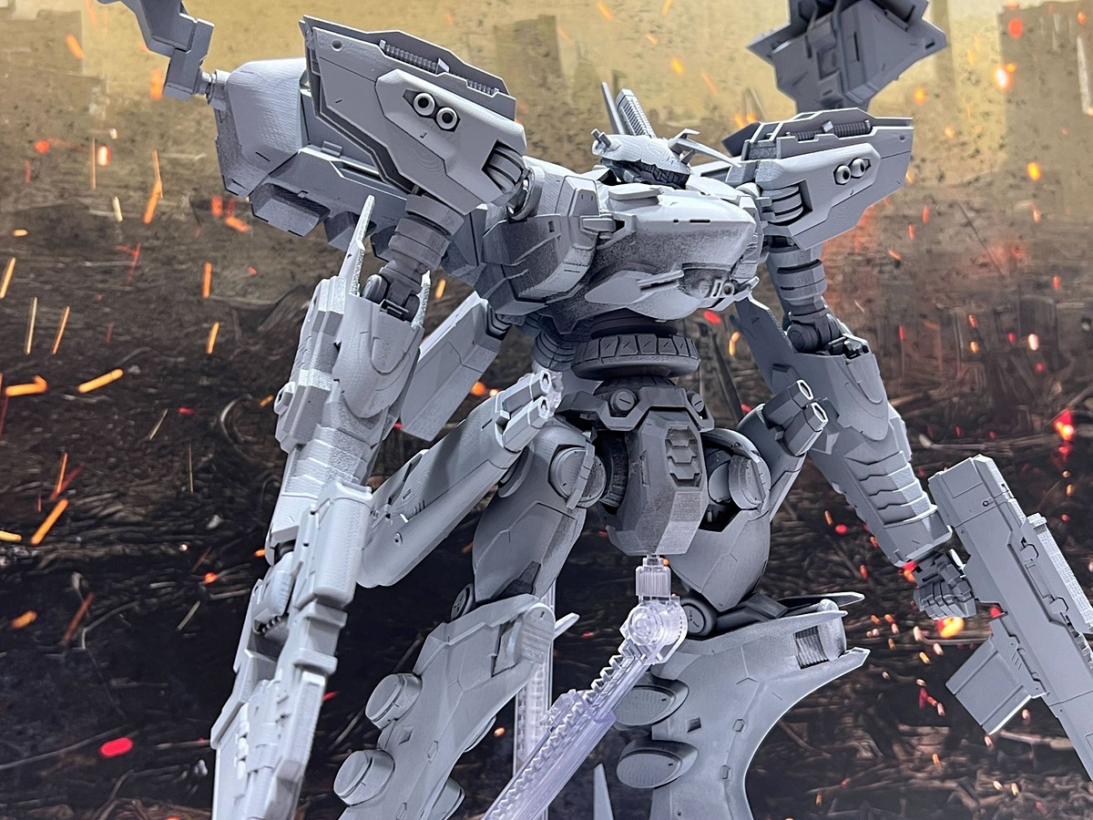 コトブキヤブースに「アーマード・コア」シリーズの大型キットが参考