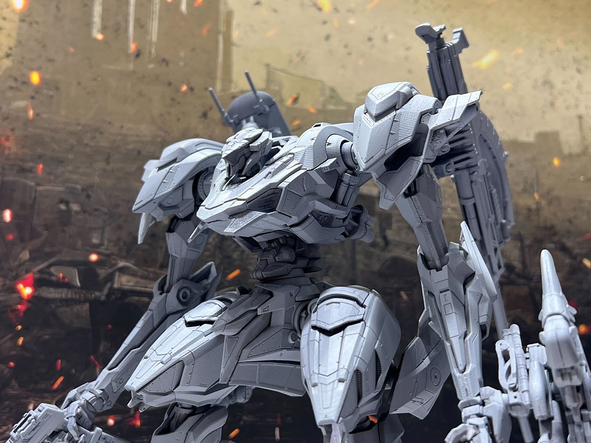 コトブキヤブースに「アーマード・コア」シリーズの大型キットが参考