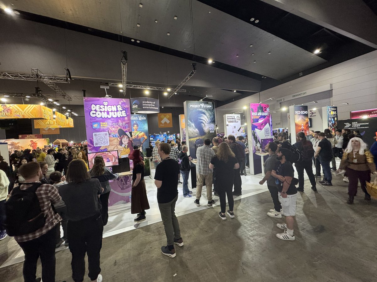 COOL NZ MADE GAMES ALERT don’t miss the CODE Pavilion at <a href="/PAXAus/">PAX Australia</a>, so many absolute gems in here 🥝🎮