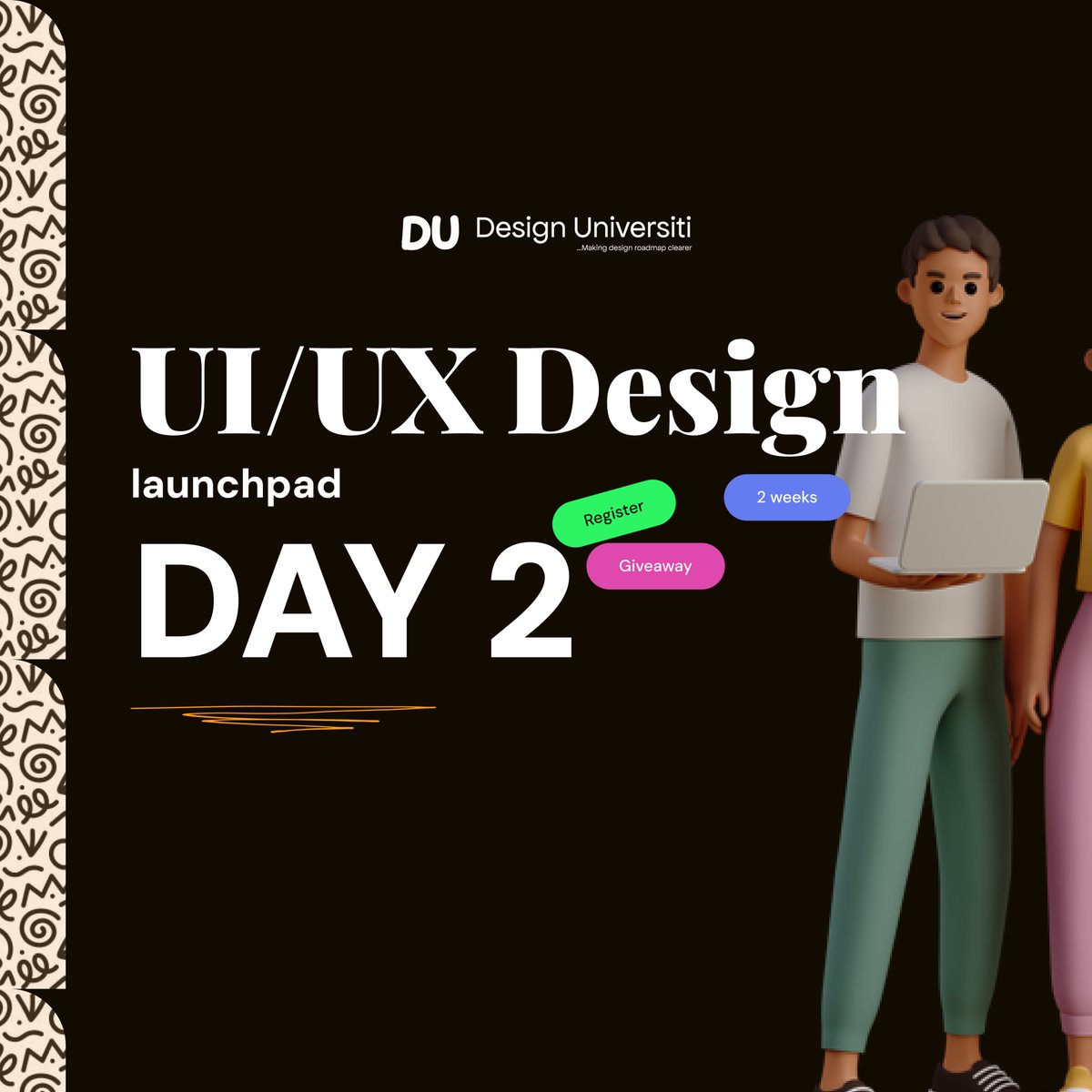 Our UI/UX Design Launchpad students were fully engaged on Wednesday during the day 2 class.

The energy was massive 💃

Missed Day 2? Catch up on our YouTube channel:  youtube.com/@DesignUnivers…

#uidesign #UXDesign #userresearch #designthinking  #designcommunity #learndesigning