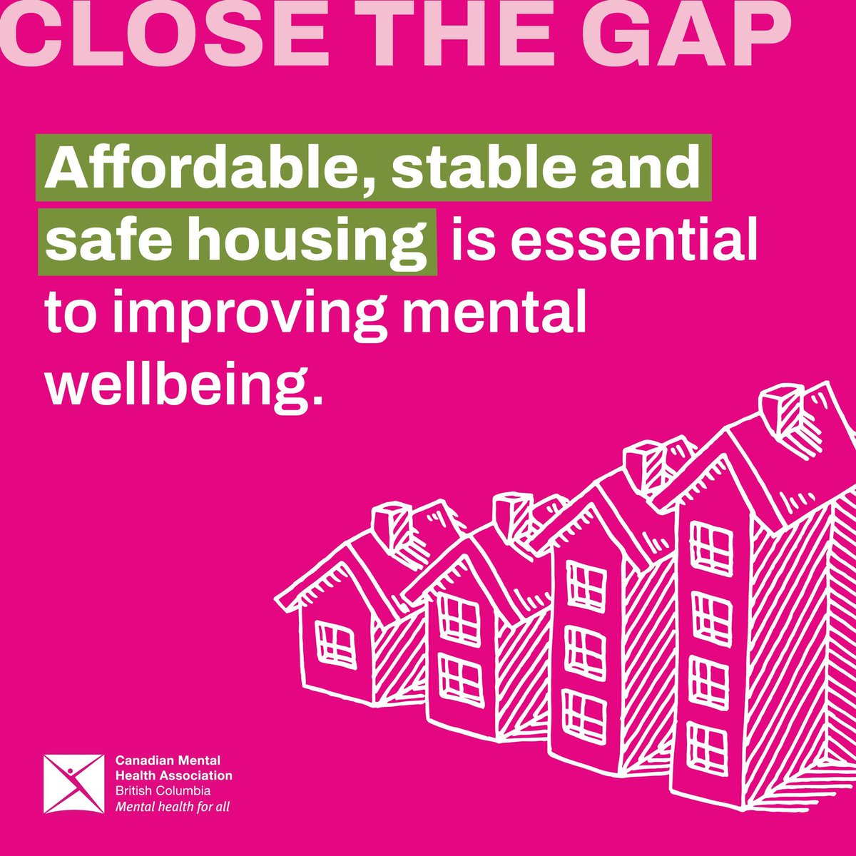 It’s time to make mental health care accessible for everyone in BC. 

Learn how together we can close the gap in access to #MentalHealth care for all in CMHA BC's policy advocacy roadmap: buff.ly/3MqF8zt 

 #WorldMentalHealthDay #MentalHealthMatters