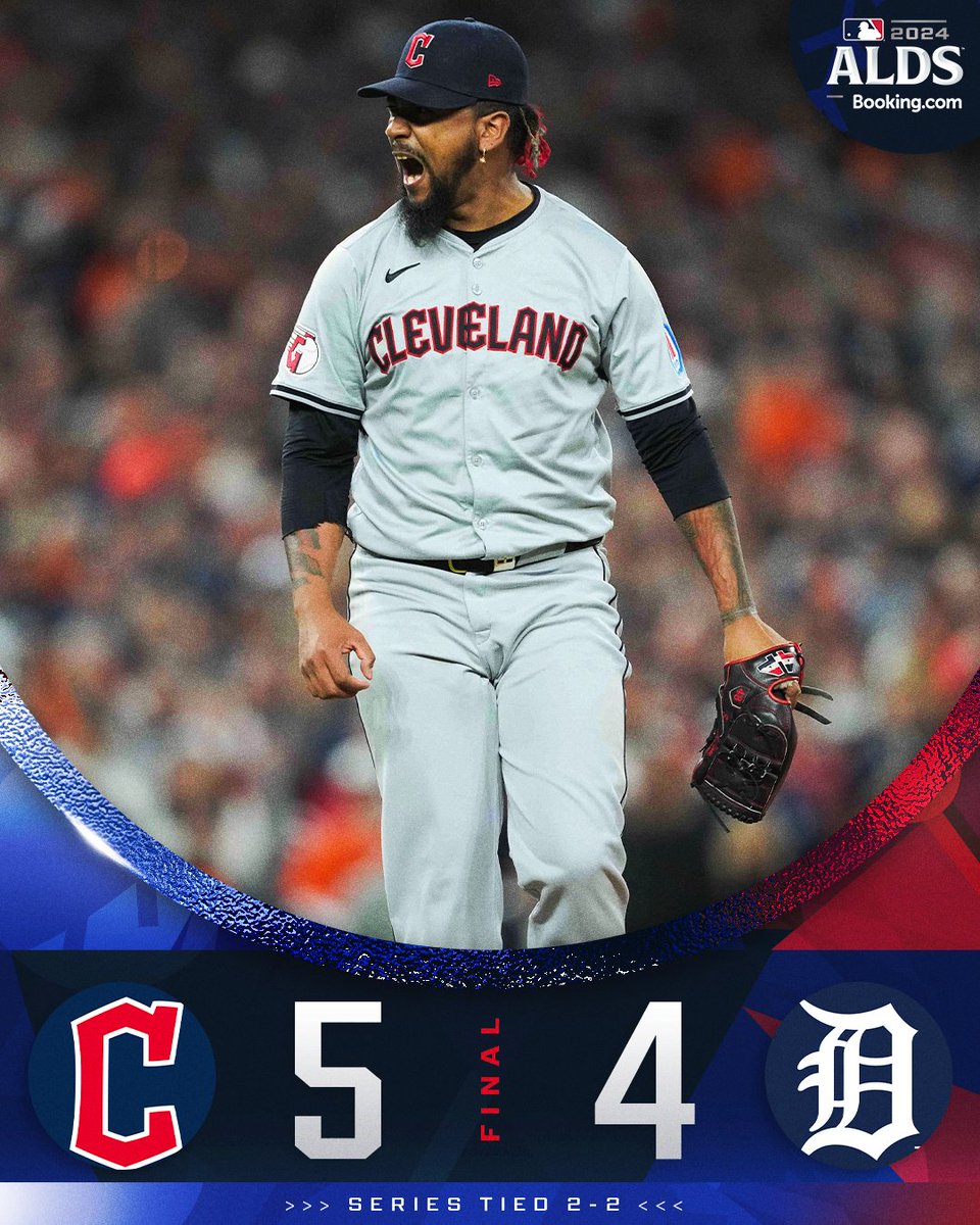 MLB (@mlb) on Twitter photo We'll see you on Saturday, Cleveland.
The <a href="/CleGuardians/">Cleveland Guardians</a> force a Game 5! #ALDS We'll see you on Saturday, Cleveland.
The <a href="/CleGuardians/">Cleveland Guardians</a> force a Game 5! #ALDS