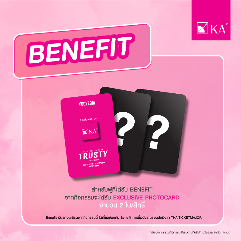 KA_OfficialTH's tweet photo. 💚💛สำหรับผู้ที่ได้รับ Benefit จากกิจกรรมจะได้รับ EXCLUSIVE PHOTOCARD จำนวน 2 ใบ/สิทธิ์
😘SPOILER : ติดตามกิจกรรมที่บูธ KA วันที่ 12 ต.ค.67 - 13 ต.ค.67 ตั้งแต่เวลา 10.30น. เป็นต้นไป
#KAAgingPro #มือโปรเรื่องริ้วรอย #2024TRUSTY_IN_BANGKOK
#유겸 #YUGYEOM #2024YUGYEOMTOUR https://t.co/6LjlpyCOmX