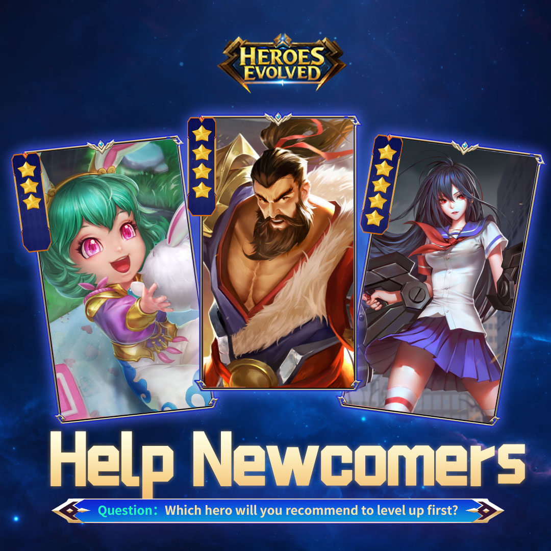 HeroesEvolved's tweet photo. Resources are precious, and good steel should be used for the blade. In Adventure Mode, if a newcomer obtains three-star, four-star, or five-star heroes, which hero would you recommend they focus their resources on upgrading? #Adventure #HeroesEvolved #NewbieGuide https://t.co/V4cTYF12uh