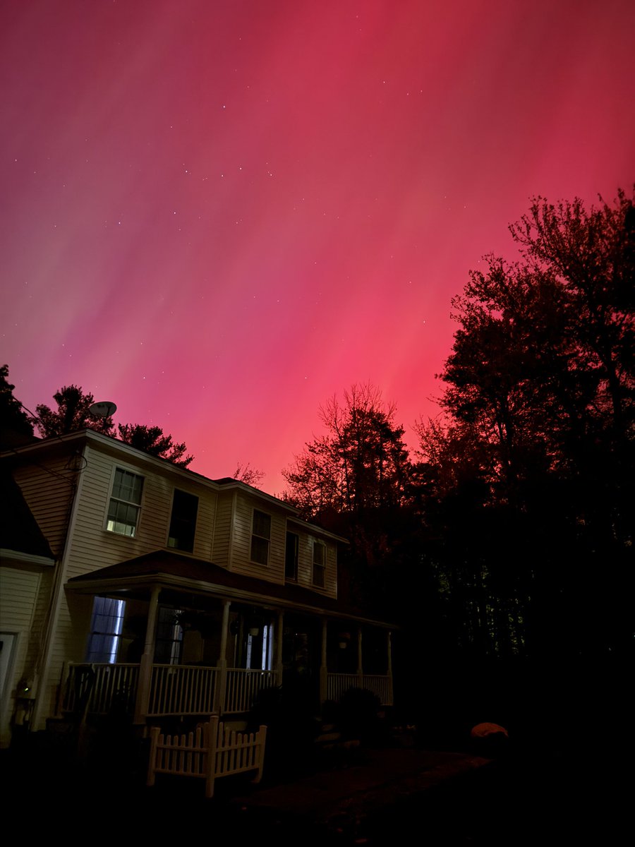 I think everyone in New England with an iPhone had a once-in-a-lifetime chance to shoot the Northern Lights in their front yard. Great show here in Maine.