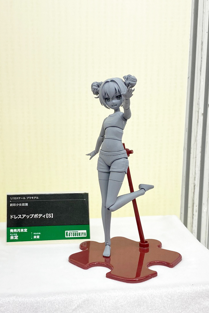 ドレスアップボディ【S】【L】は原型が完成！ はつらつとしたポーズが