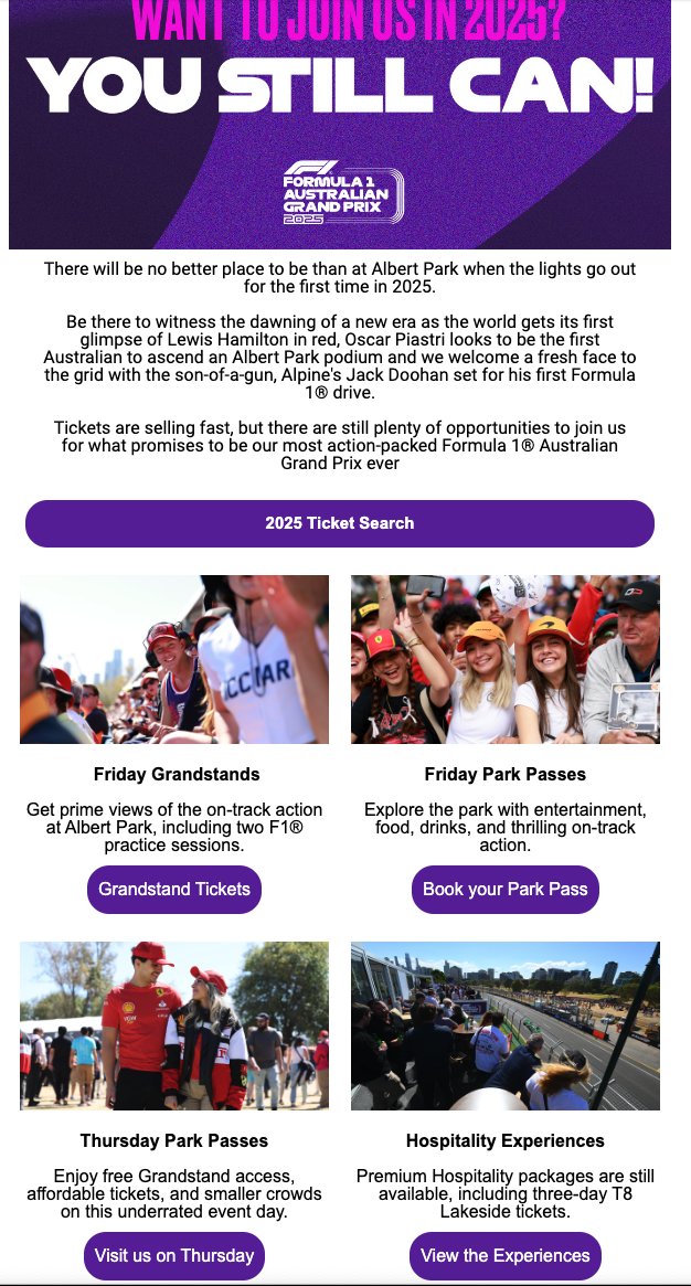 ozcoggs's tweet image. Tell you what @ausgrandprix I'll pay $3000 for a hotel room plus flights, plus other transport to sit in a grandstand on Friday...
Don't be so insulting.. and how about treating loyal fans with some respect?