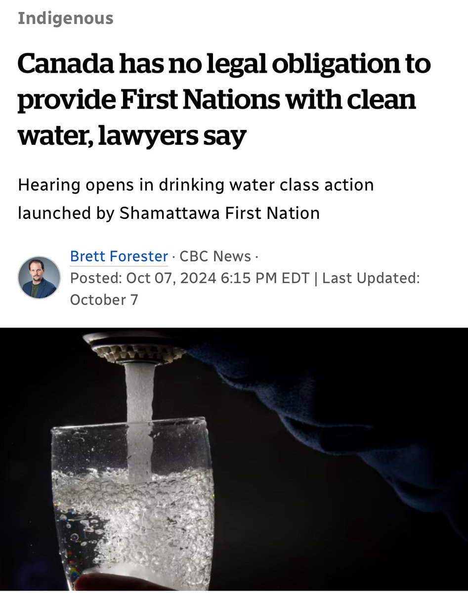 birgitomo's tweet image. Okay colonizers, need I remind you that you stole the land? You have no right to monopolize access to clean water.