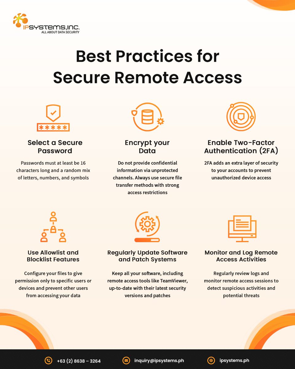 Boost your remote work security! Make sure you’re using a top-tier remote work management solution for secure and seamless operations.

Click this link to know the best #remoteaccess tool for your organization:
bit.ly/3qjL7OQ

#CybersecurityTips #TeamViewer