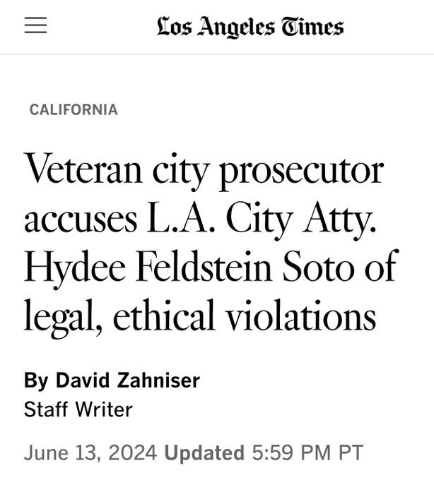 PplsCityCouncil's tweet image. The @CityAttorneyLA wants the city to pay $450K for lawyers relating to a whistleblower claim made against her. Hydee pushed a prosecutor to charge an organizer at the behest of AIPAC. When prosecutor said no, Hydee started spying on her. We shouldn’t pay for Hydee’s corruption!