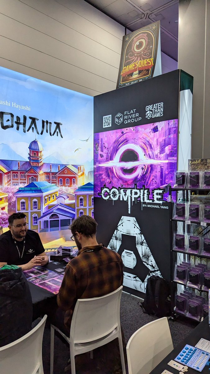Tycho Brahe (@tychobrahe) on Twitter photo Aussies! If you haven't had a chance to play <a href="/GTGamesLLC/">Greater Than Games</a>'s COMPILE yet, head over to TT202 - there's a couple demo tables set up! #paxaus2024 Aussies! If you haven't had a chance to play <a href="/GTGamesLLC/">Greater Than Games</a>'s COMPILE yet, head over to TT202 - there's a couple demo tables set up! #paxaus2024