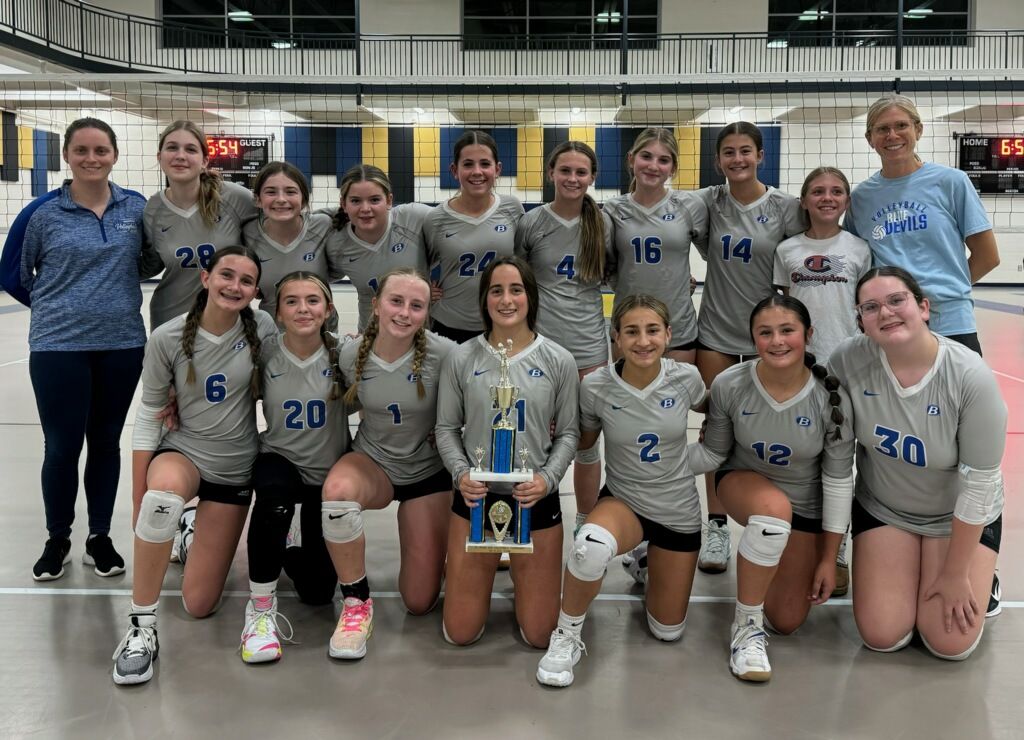 GCC Champions! 
7th Grade Volleyball 
🏆🏐