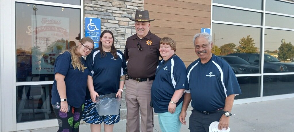 Chief Deputy Dan Schleusener (@chiefdeputydan) on Twitter photo Thanks to everyone that came out for Custard with a Cop <a href="/FreddysUSA/">Freddy's Frozen Custard & Steakburgers</a> benefiting <a href="/SpecialOlympics/">Special Olympics</a> . We had a great time! Thanks to everyone that came out for Custard with a Cop <a href="/FreddysUSA/">Freddy's Frozen Custard & Steakburgers</a> benefiting <a href="/SpecialOlympics/">Special Olympics</a> . We had a great time!