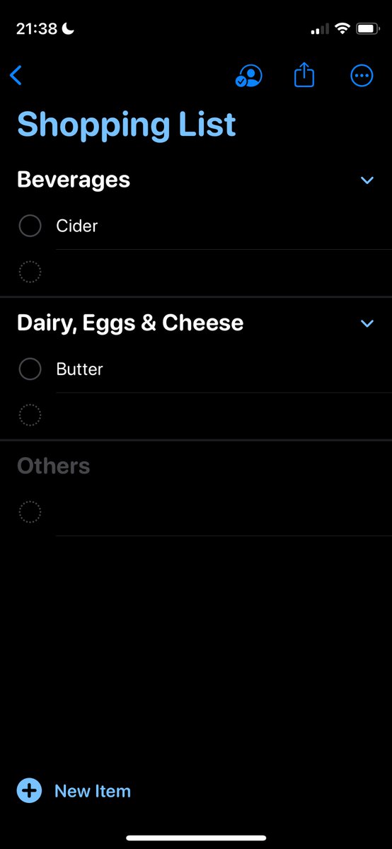 Hot take: forget LLMs and all the AI hype, Apple’s Shopping List auto-grouping feature is probably the most useful ML in the wild right now.