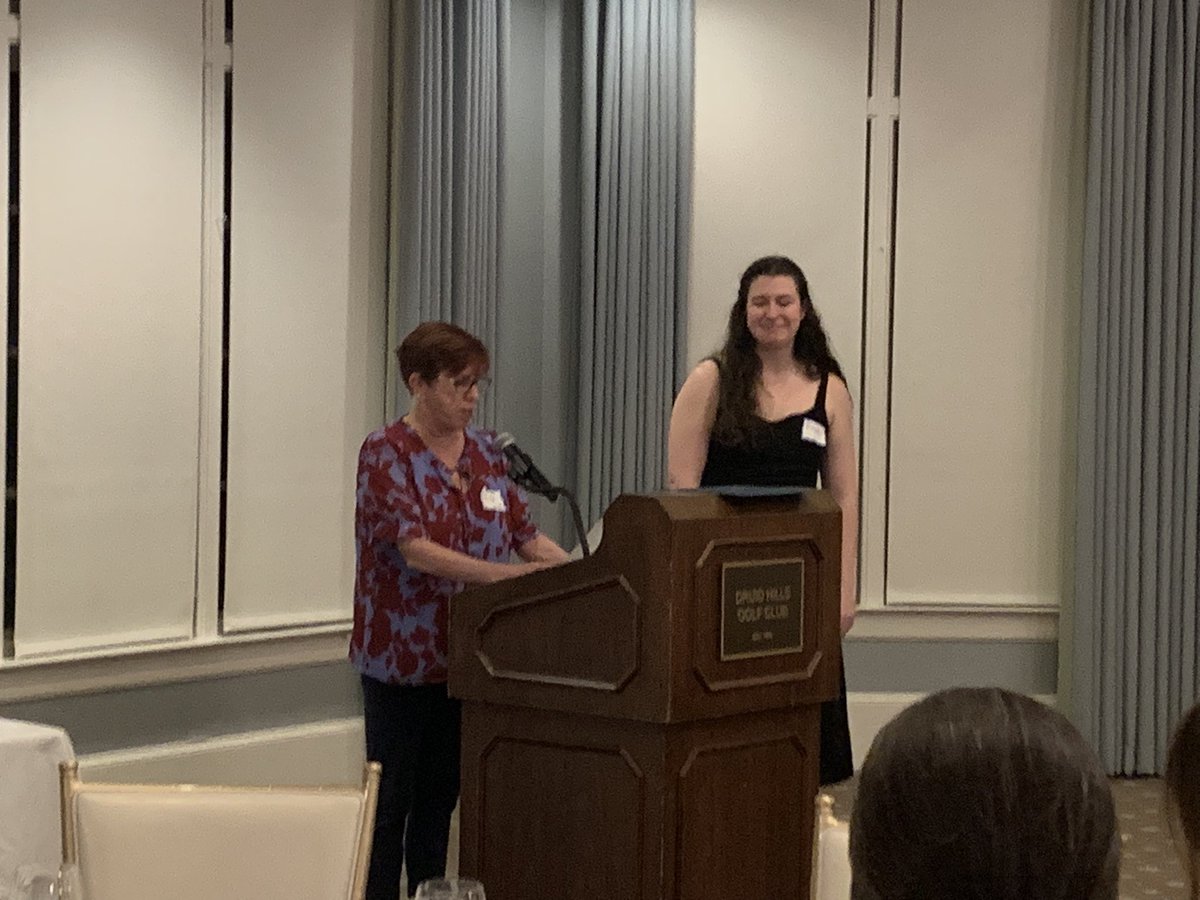 Congrats to the amazing <a href="/AnnaCamille98/">Anna Cole</a> and <a href="/megen_wittling/">Megen Wittling</a> our friends in the <a href="/PaulosLab/">Paulos Lab</a> <a href="/WinshipAtEmory/">Winship Cancer Institute of Emory University</a> <a href="/Chrystal_Paulos/">Chrystal Paulos</a> for their <a href="/CancerBioEmory/">Emory Cancer Biology Program</a> awards at the #gdbbs awards banquet! Very proud of these stellar scientists