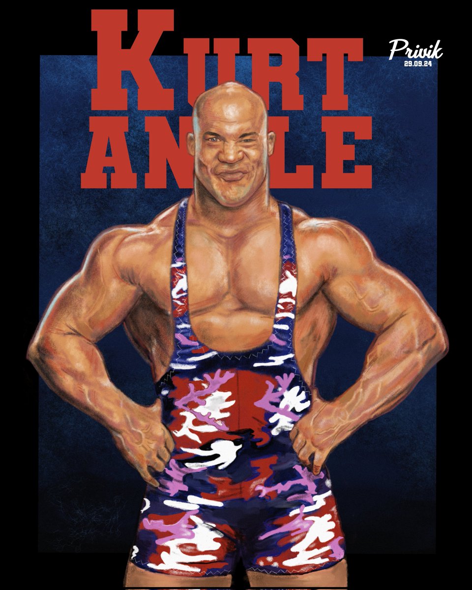 vyas_bhavik's tweet photo. #kurtangle #wwe #angle #anklelock #drawing #art #drawing #Procreate https://t.co/MkiyangOPm