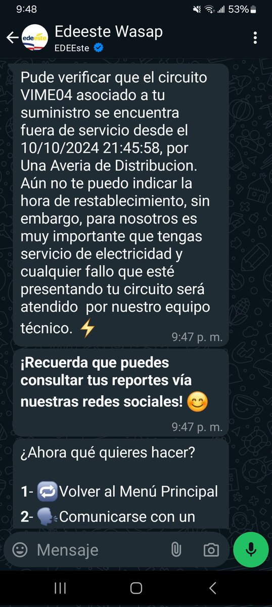 lanascar's tweet photo. @EdeesteRD ,@DiarioLibre de las 7 pm a la hora actual 9:50 pm se ha ido 10 veces la luz. Nos van a dañar todo es una meta de acabar con la paz del usuario https://t.co/KOzrVEFRXP